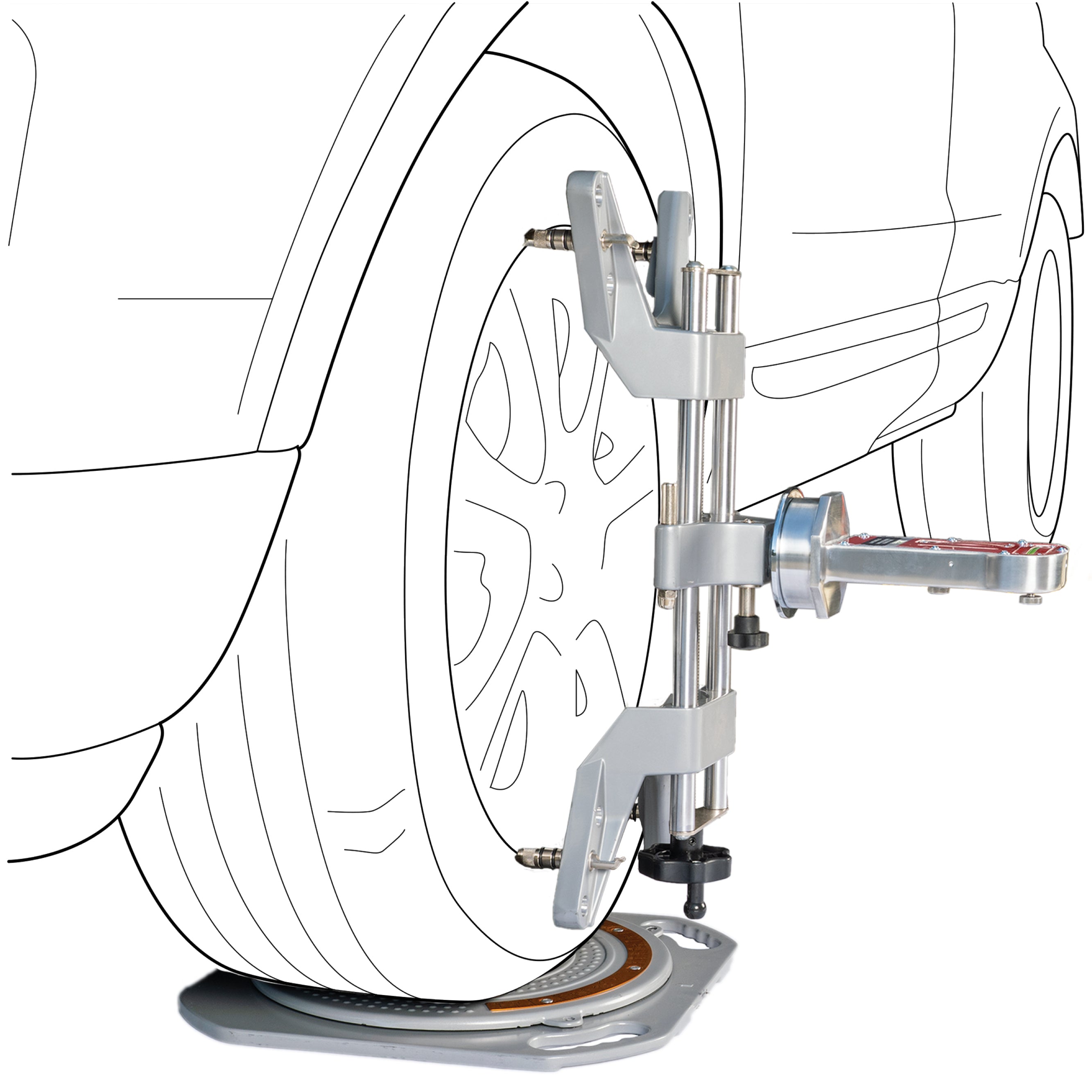 AutoSolo Wheel Alignment Bundle to Measure Camber, Caster, and Kingpin Inclination