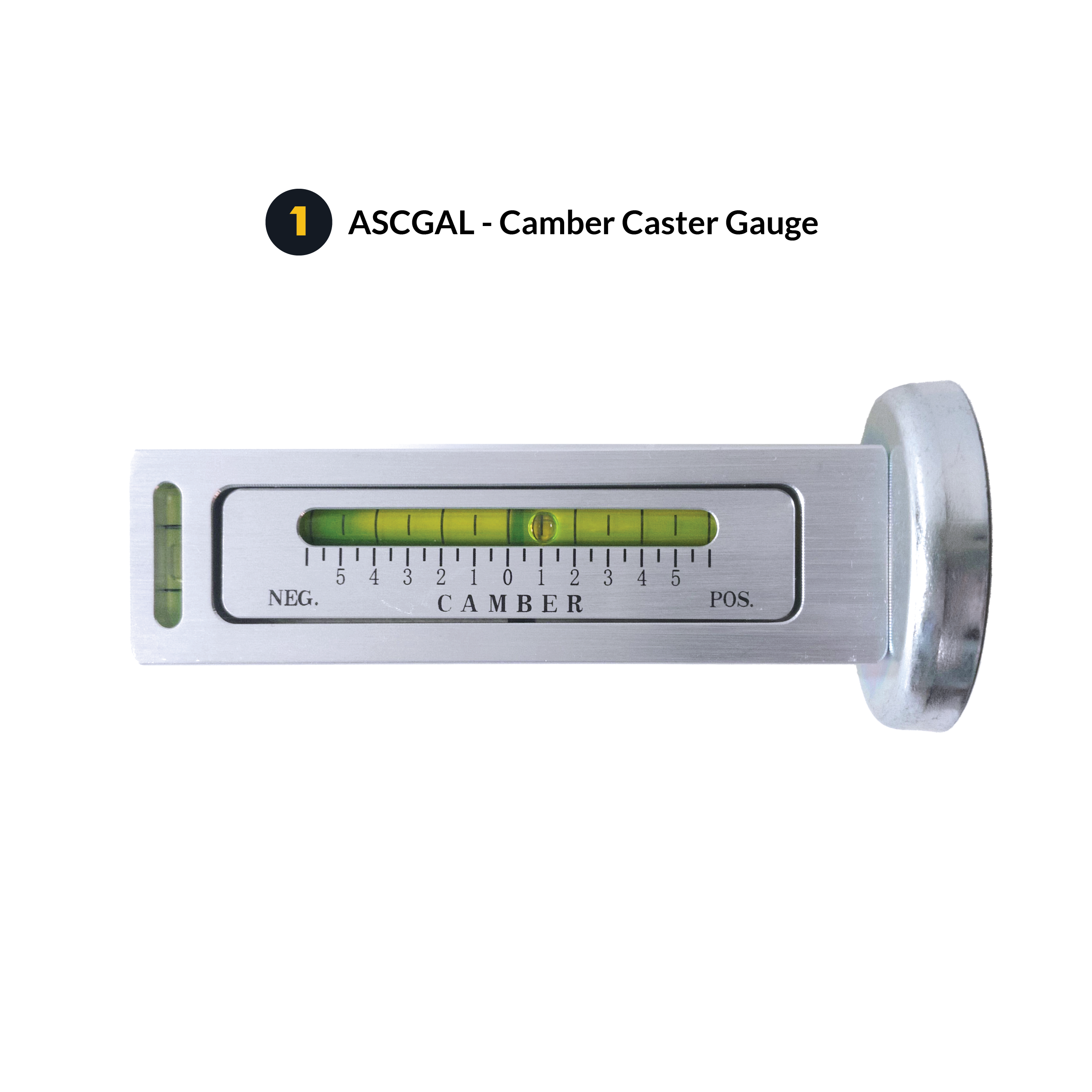 AutoSolo ASCGAL Camber Caster Gauge Level with magnetic end
