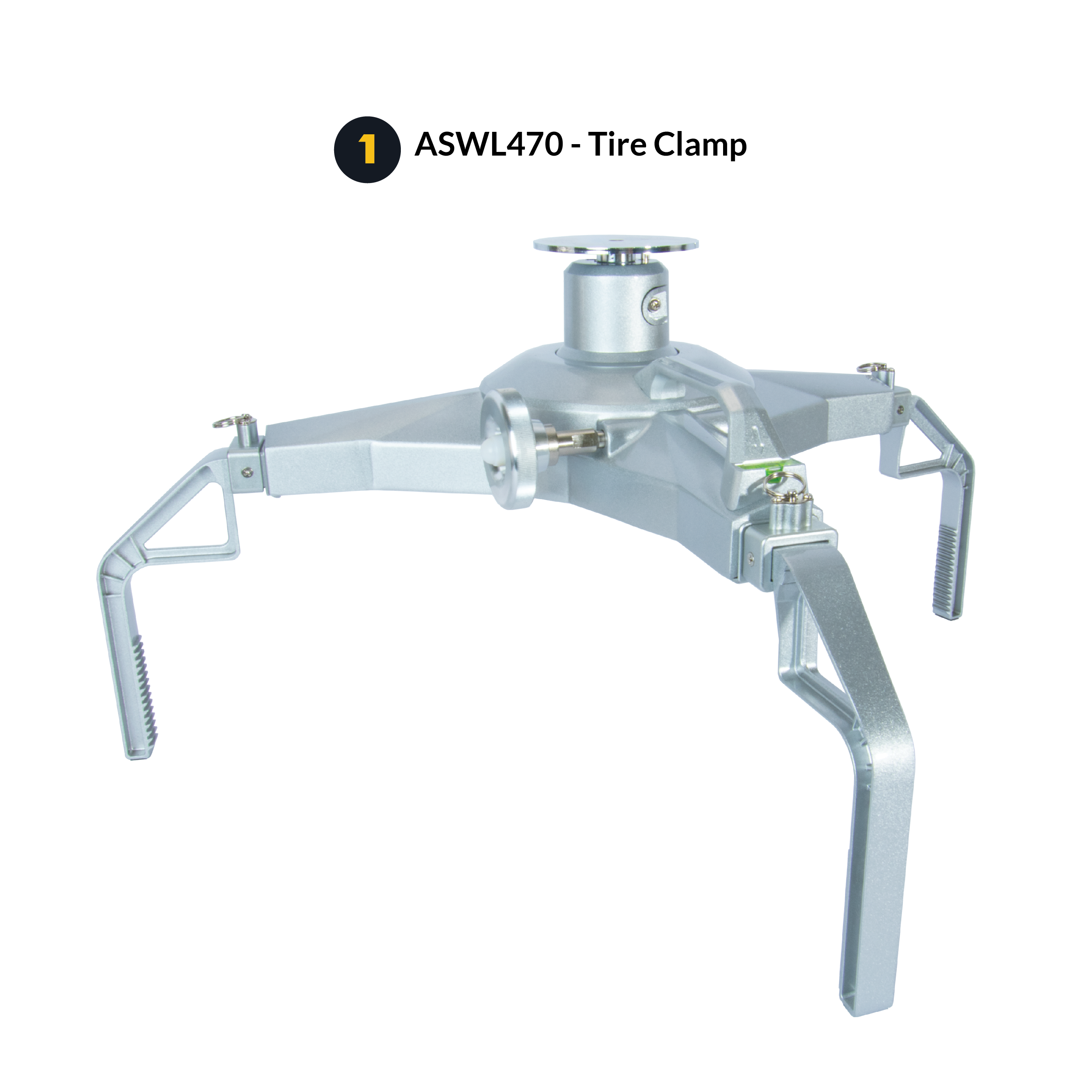 AutoSolo ASWL470 Tire Clamp for home or professional wheel alignments