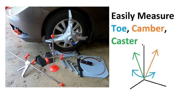 Measuring Caster & Camber with Turn Tables