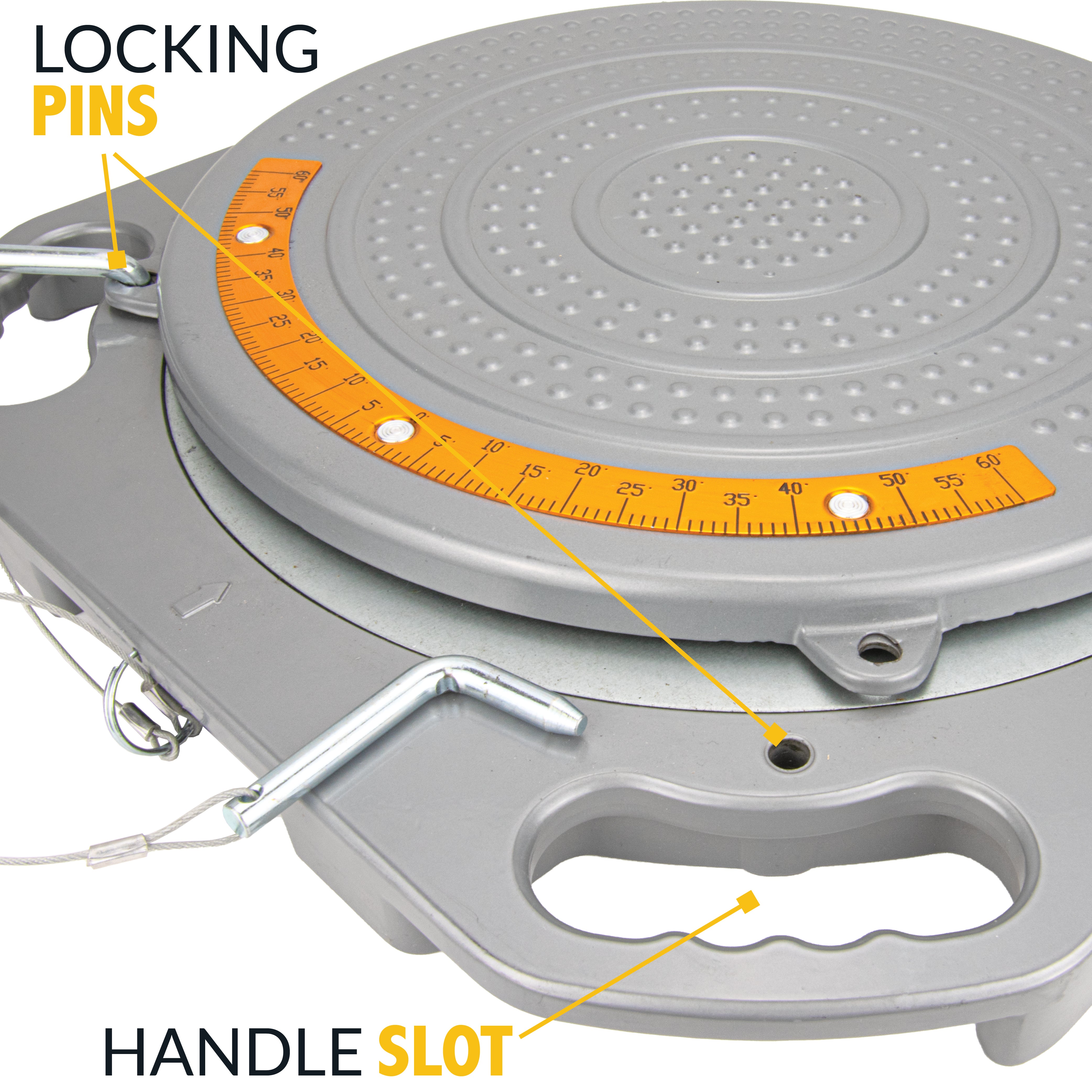 Wheel Alignment Turn Tables with Brass Finish Dial, 4 Ton Capacity, and Bonus Accessories (Pair)