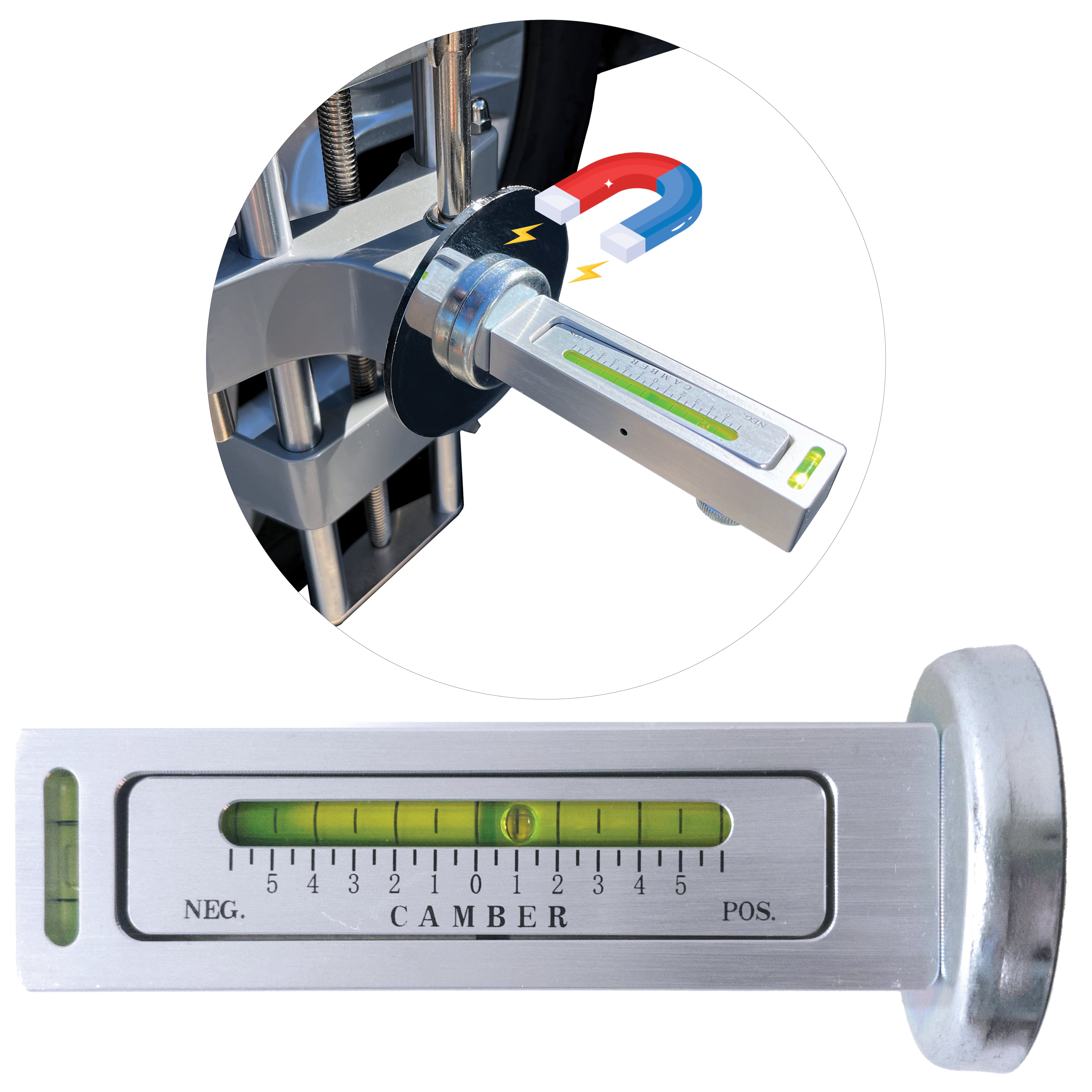 Computer Stab Alignment Sensor Magnetic Camber Wheel Alignment Gauge – AutoSolo