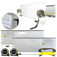 3-in-1 Toe Alignment Plates for Automotive Toe, Steer Ahead, and Thrust Angle Adjustments