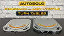 Wheel Alignment Turn Tables with Brass Finish Dial, 4 Ton Capacity, and Bonus Accessories (Pair)